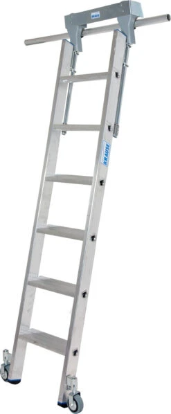 Stufen-Regalleiter Für Rundrohr-Schienenanlage, 7 Stufen 15 Stufen-Regalleiter Für Rundrohr-Schienenanlage, 7 Stufen -Leiterwerkzeug Geschäft stufen regalleiter f r rundrohr schienenanlage 6 stufen20fd4