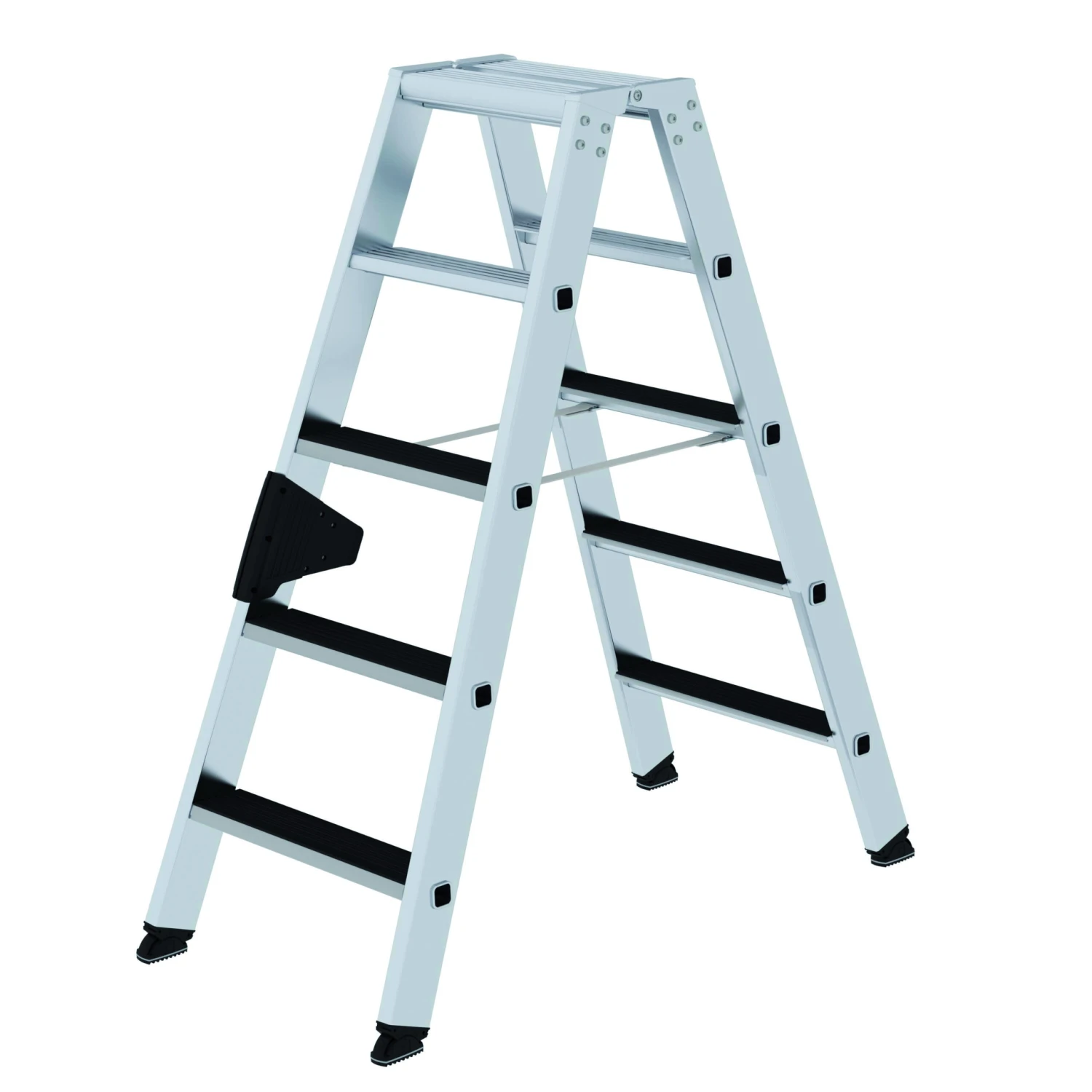 Stufen-Stehleiter Beidseitig Begehbar Mit Clip-step, 2 X 3 Stufen 7 Stufen-Stehleiter Beidseitig Begehbar Mit Clip-step, 2 X 3 Stufen – Bild 7