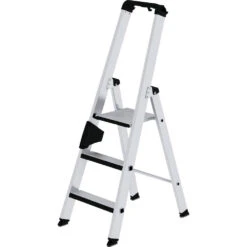 Stufen-Stehleiter Einseitig Begehbar Mit Relax Step®, 3 Stufen