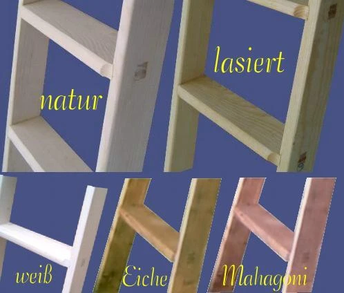 Stufenanlegeleiter Natur, 5 Stufen, 1,49m Lang 2 Stufenanlegeleiter Natur, 5 Stufen, 1,49m Lang – Bild 2