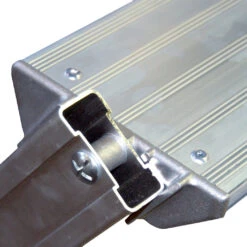 Schiebe-Podesttreppe "Binary" S600 - 3 Stufen + Plattform -Leiterwerkzeug Geschäft stufenbreite 150 mm 10 punkt stufen holm verbindung45ae0