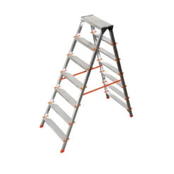 Stufenstehleiter "Filo" S100 2 X 7 Stufen