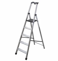 Stufenstehleiter"PiuSu Maxi 110" S100 5 Stufen