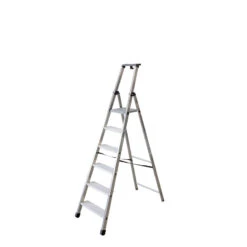 Stufenstehleiter"PiuSu Maxi 110" S100 6 Stufen