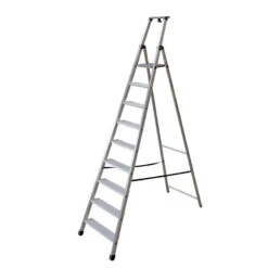 Stufenstehleiter"PiuSu Maxi 110" S100 9 Stufen