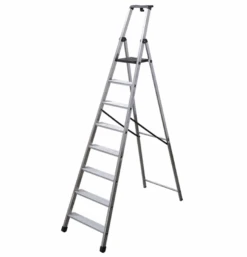 Stufenstehleiter"PiuSu Maxi 110" S100 8 Stufen