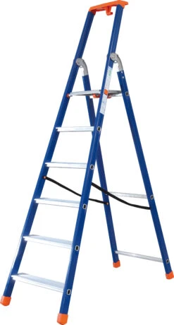 Stufenstehleiter "Quadra Picta" S300 - 6 Stufen