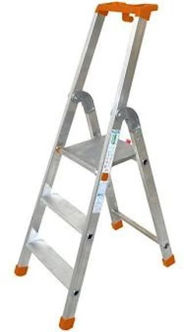 Stufenstehleiter "Quadra" S300 - 3 Stufen 2 Stufenstehleiter "Quadra" S300 - 3 Stufen – Bild 2