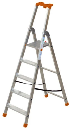 Stufenstehleiter "Quadra" S300 - 3 Stufen 13 Stufenstehleiter "Quadra" S300 - 3 Stufen -Leiterwerkzeug Geschäft stufenstehleiter quadra s300 5 stufenfa4c0