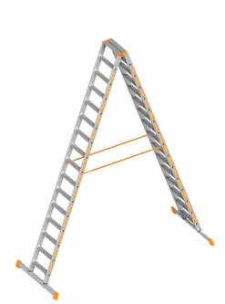 Stufenstehleiter TOPIC 1043.1 2x13 Stufen -Leiterwerkzeug Geschäft stufenstehleiter topic 1043 1 2x15 stufenb1f64