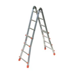 Teleskopleiter "Brikoplus" S600 - 4x3 Sprossen -Leiterwerkzeug Geschäft teleskopleiter brikoplus s600 4x4 sprossen65d34