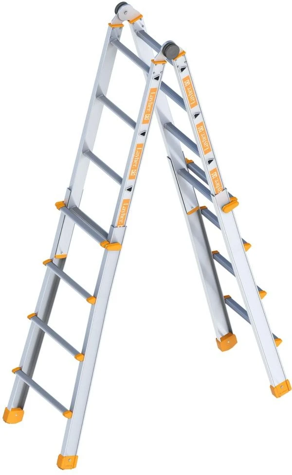 Teleskopleiter TOPIC 4x4 Sprossen/Stufen 1 Teleskopleiter TOPIC 4x4 Sprossen/Stufen