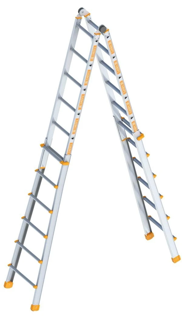 Teleskopleiter TOPIC 4x4 Sprossen/Stufen 4 Teleskopleiter TOPIC 4x4 Sprossen/Stufen – Bild 4