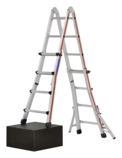 Teleskopleiter - 4x4 Sprossen 13 Teleskopleiter - 4x4 Sprossen -Leiterwerkzeug Geschäft teleskopleiter7545f