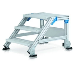 Treppenpodest Neigung 60°, Stufenbreite 600 Mm, 2 Stufen