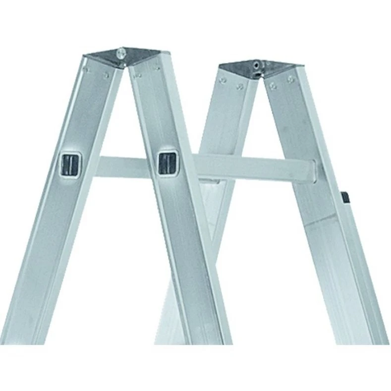 Varioflex B,Gebördelte Sprossen-Stehleiter Mit Verlängerten Holmen, 2x6 Sprossen 2 Varioflex B,Gebördelte Sprossen-Stehleiter Mit Verlängerten Holmen, 2x6 Sprossen – Bild 2