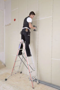 Mehrzweckleiter, Zweiteilig - 2x6 Sprossen -Leiterwerkzeug Geschäft verwendungsm glichkeiteneb42d