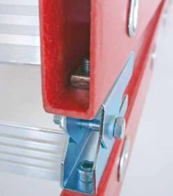 Stufen-Stehleiter, Beidseitig Begehbar GFK/Alu, 2x4 Stufen -Leiterwerkzeug Geschäft verzinkte stahlscharnieref1255