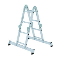 Vielzweckleiter 4-teilig Mit Nivello®-Traverse - 2x2+2x3 Sprossen, Inkl. Holzbelag -Leiterwerkzeug Geschäft vielzweckleiter 4 teilig mit nivello traverse abb 4x214524 1