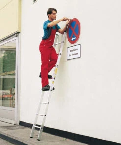 Alto L - Gebördelte Sprossen-Anlegeleiter, 7 Sprossen -Leiterwerkzeug Geschäft z500 sprossen anlegeleiter zarges gmbhe0dc1