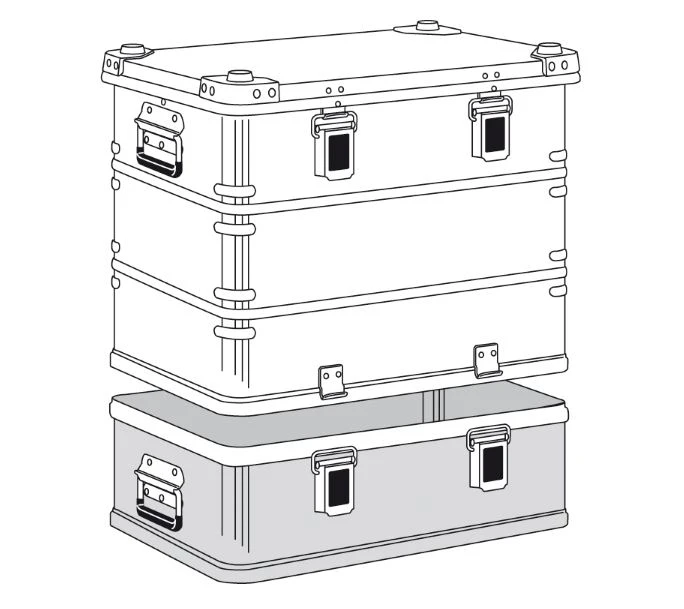 Transportkiste K470 Plus - Haubenbehälter, Oberteil, Gesamthöhe Mit Unterteil 150 Mm: 530 Mm 1 Transportkiste K470 Plus - Haubenbehälter, Oberteil, Gesamthöhe Mit Unterteil 150 Mm: 530 Mm
