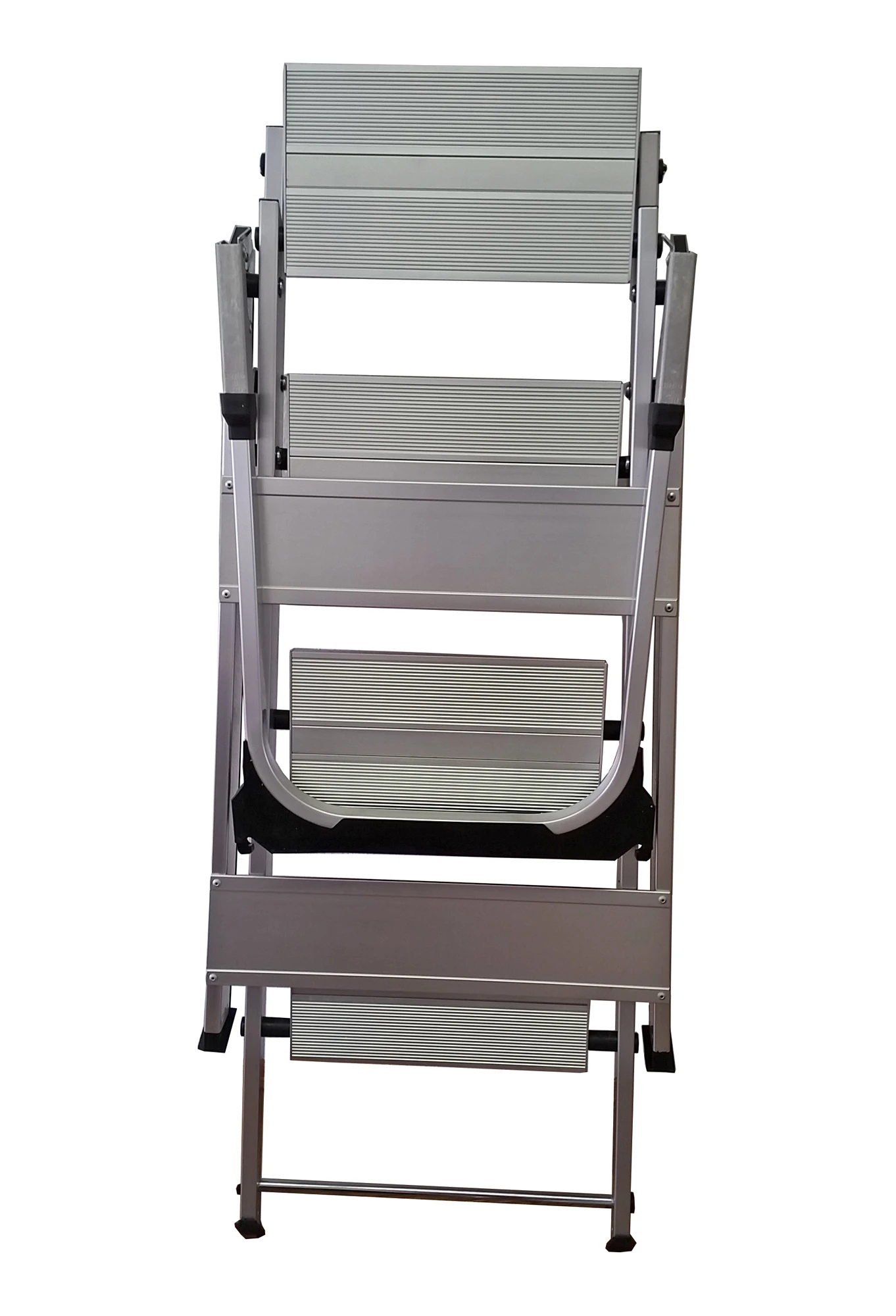 Klapptreppe Mit Haltebügel, 3 Stufen 3 Klapptreppe Mit Haltebügel, 3 Stufen – Bild 3